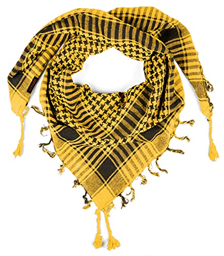 Bohemian Shemagh Scarf Boho Clothing for Men - Bohemian Womens Dress Accessory - Cotton Arab Palestine Scarfs by Lovarzi - Palestinian Arabic Keffiyeh Lightweight- Paintball Scarves