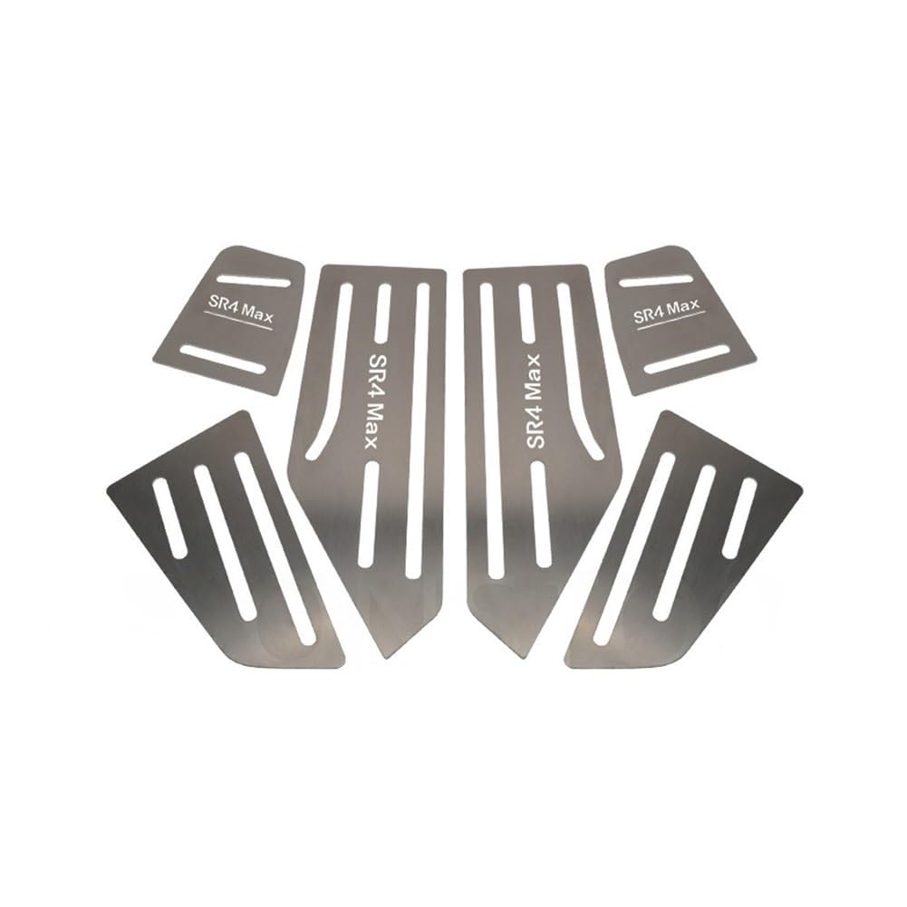 Pédales de cadre moto SR4 MAX antidérapantes avec kit support - 4