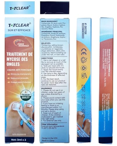 TOTCLEAR Nail Repair Treatment for Toenail and