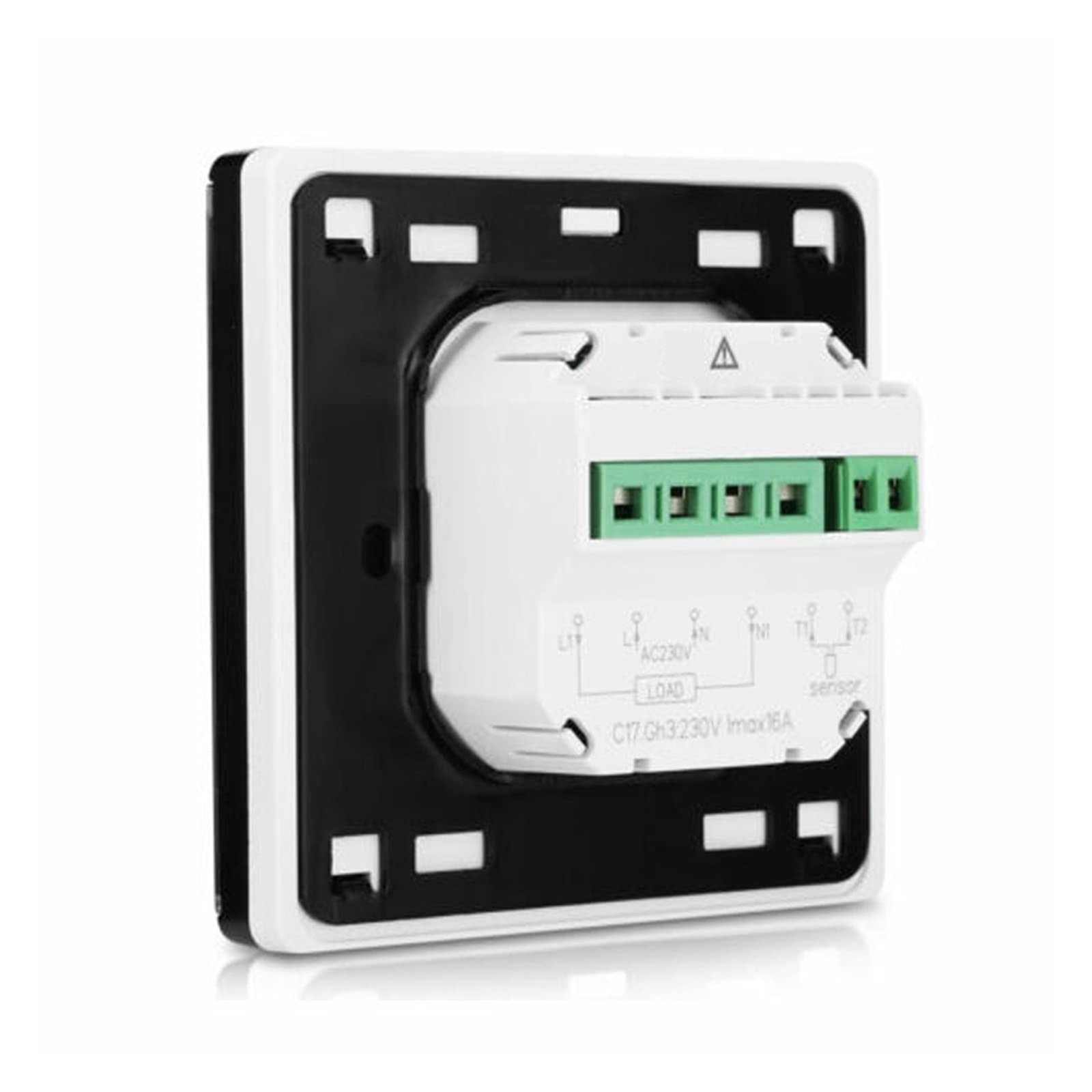 Thermomètre d'intérieur hygromètre numérique LCD Salle tactile Room de chauffage électrique sous-plan thermostat thermostat hebdomadaire Thermorégulateur Programmable Contrôleur de température Avec éc