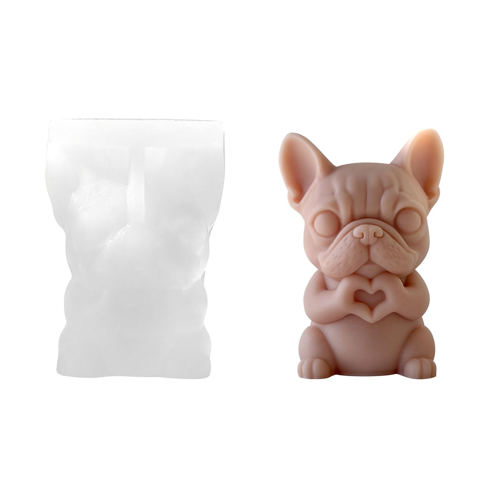 Msioytog Dog Silicone for Decoration Projects Adding Warmth to Room Celebration Silicone Craft