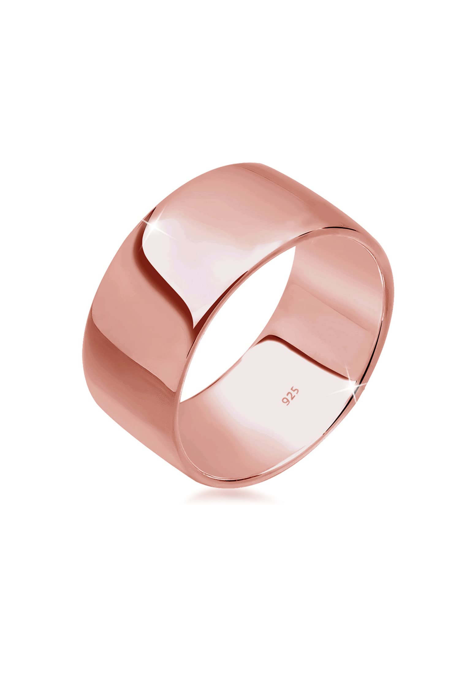 Elli Ring Golven Minimal Geo 925 Zilver 0611162116, 54 EU, Sterling zilver, Zonder