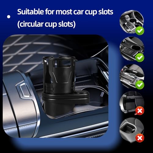 Portavasos Expansor Multifuncional Ajustable para Auto miniatura 3