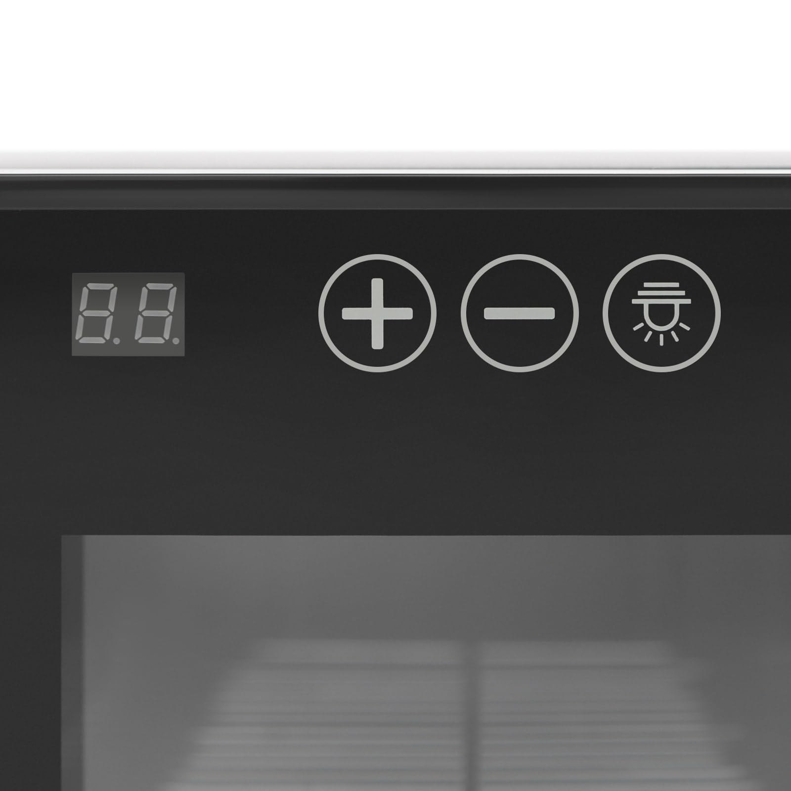 Inkubator do jaj gadów, 23 l, 55 W, automatyczny inkubator z wyświetlaczem LED, cichy, regulowana temperatura 10-40°C, dla żółwi wodnych, 25,8 x 50,2 x 46,5 cm, czarny