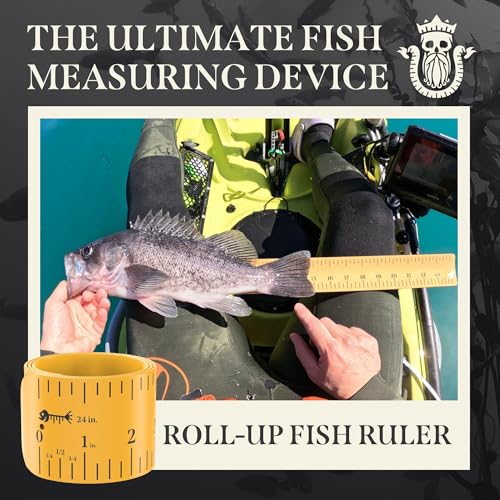 Cinta métrica para pesca enrollable y flexible 24 pulgadas miniatura 2