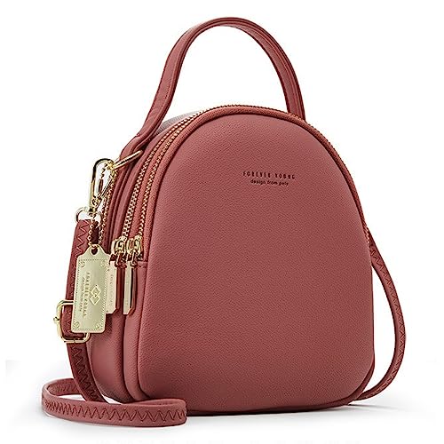 VISMIINTREND Luxury Stylish Small Leather Backpack Handbag Sling Bags for Women and Girls | Shoulder | Crossbody | Mobile Wallet | Travel | Ladies Purse | Birthday Gift for Wife | Sister