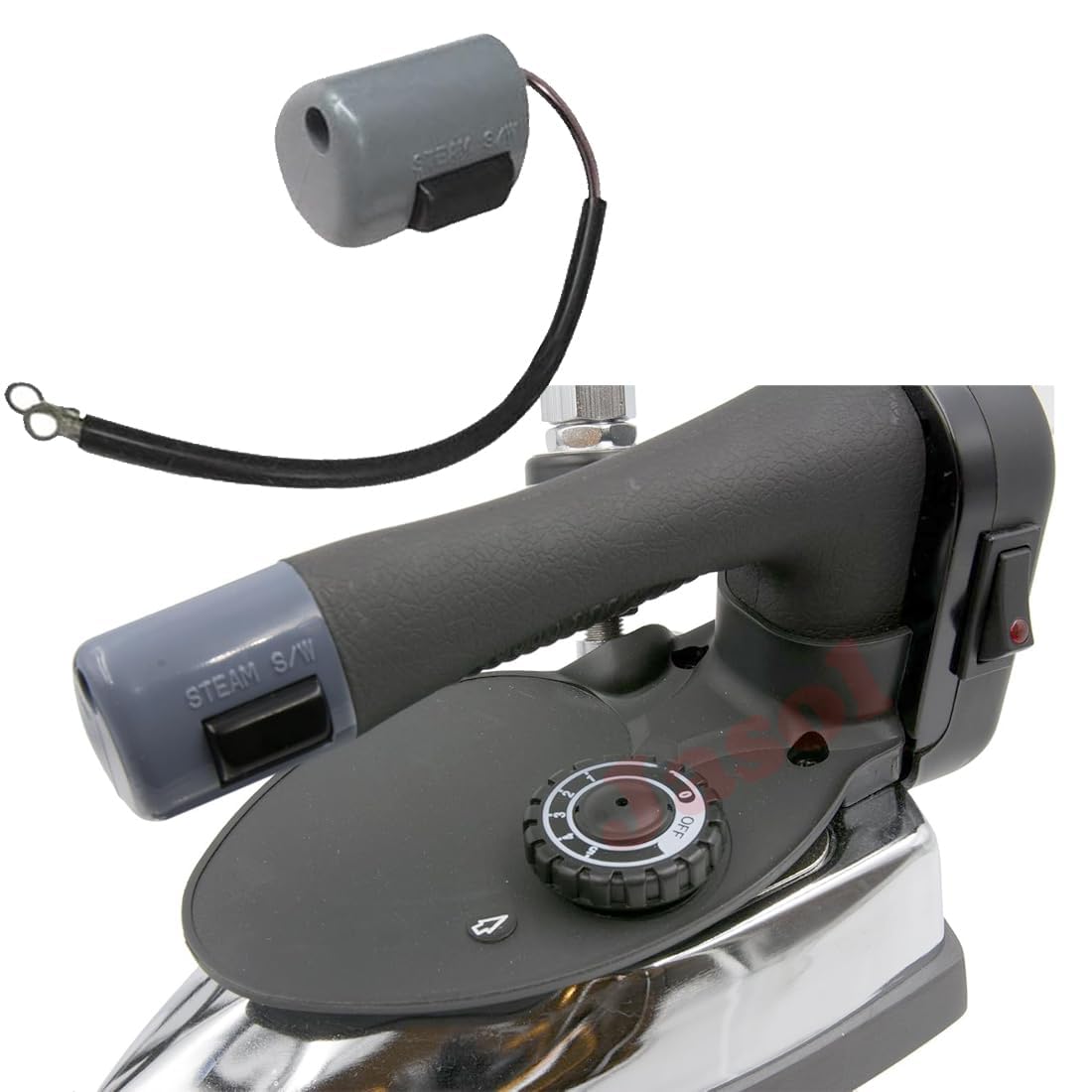 Steam Iron Press Handle On/Off Switch for Any Silver Star Es-300L-image-6