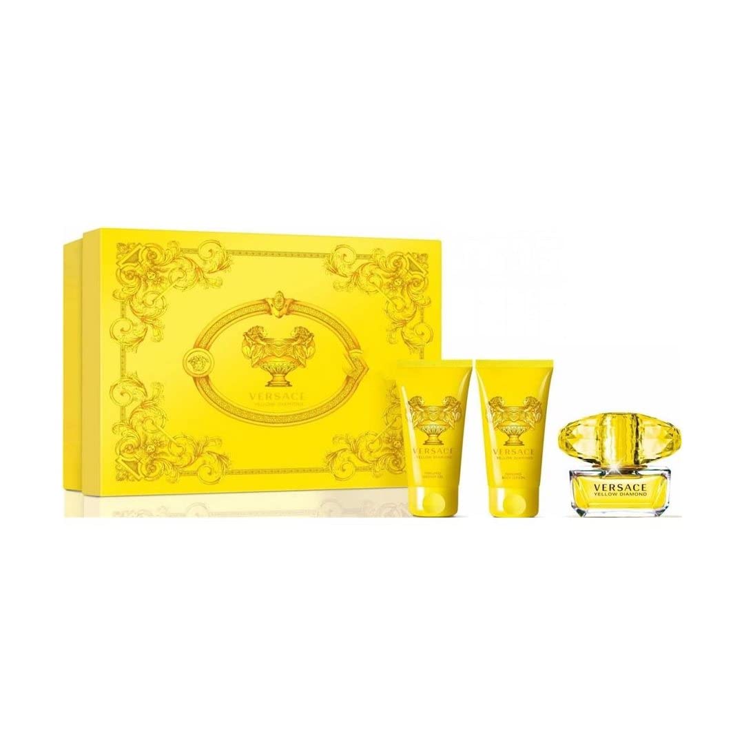 Gianni Versace Yellow Diamond Women's 3-piece Gift Set