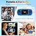 16 Bit Handheld Game Console for Kids Preloaded 100 Retro Video Games, Portable Gaming System Rechargeable Battery 3.2