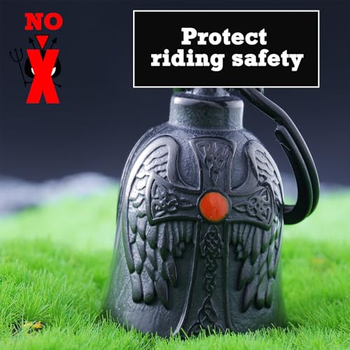 Image of Motorcycle Men Bell - Motorcycle Cross Bell for Men Women,Biker Accessory,Guard Riding Safety