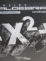 Inside Algebra Student Placement 1606972677 Book Cover