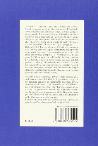 Shoah, Ruanda Due Lezioni Parallele - 2