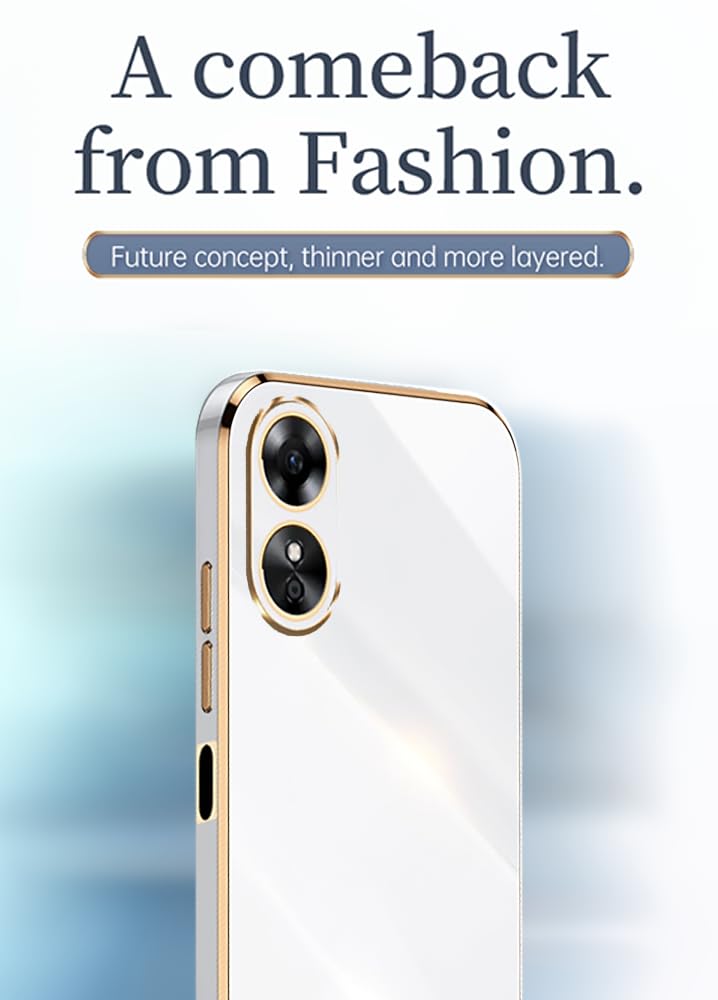 HONLEN Custodia Per OPPO A17 Sfumata Trasparente TPU Morbido Con Angoli Rinforzati - Design Orso Bambola - 2