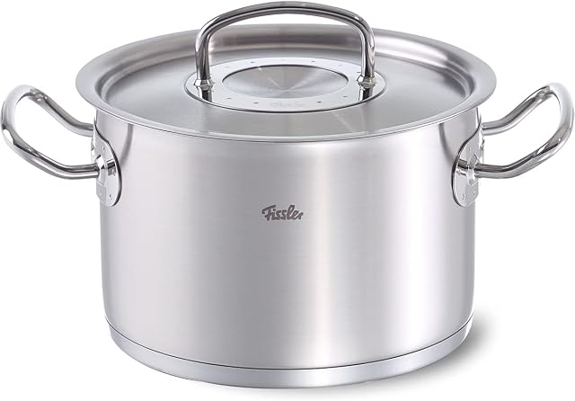 Fissler Cooking Pot Original-Profi Collection - 28 cm - made of sturdy, non-sensitive stainless steel - 084-123-28- 000/0
