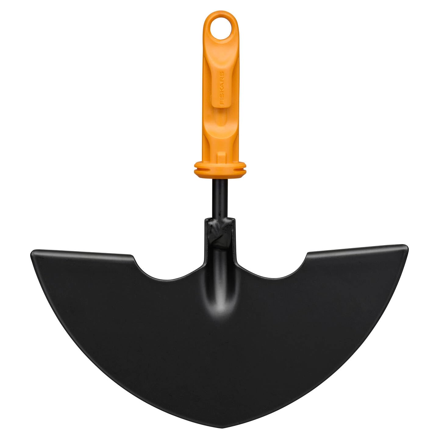 Fiskars OneClick Rasenkantenstecher, Aufsatz für saubere Rasenkanten, Müheloses Wechseln mit nur einem klick, Langlebige Borstahlklinge, Schwarz/Orange, 1080689