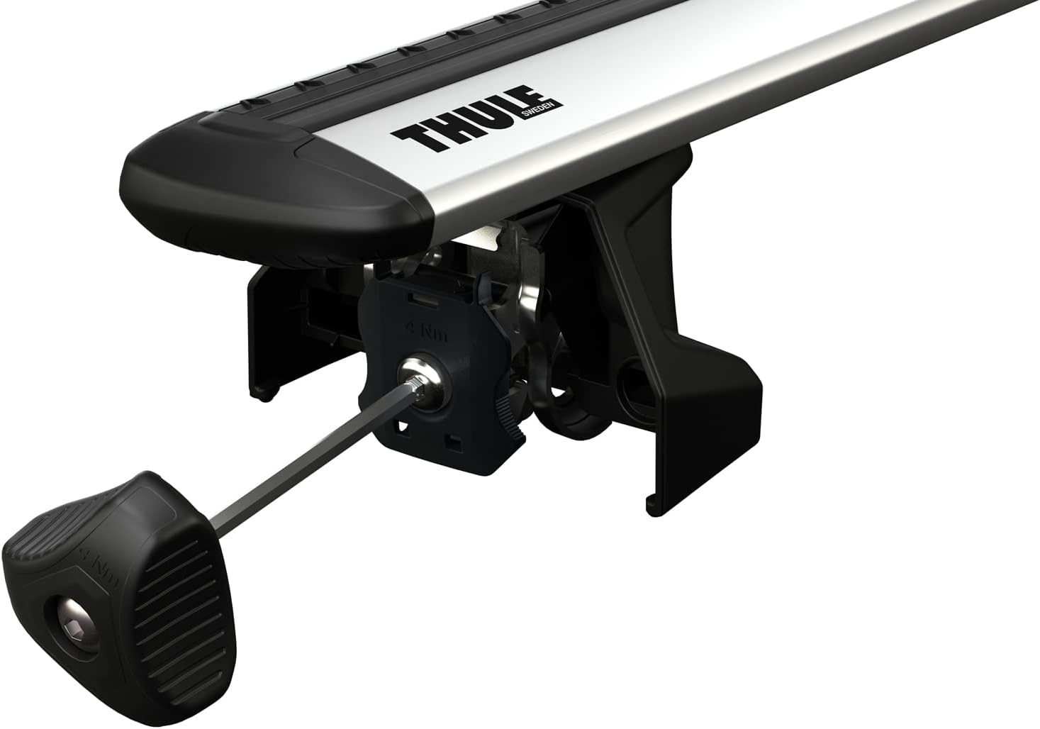 THULE 7107 Jgo. feet EVO Fixpoint (x2) Luggage Rack, Adults Unisex, Black (Black), One Size
