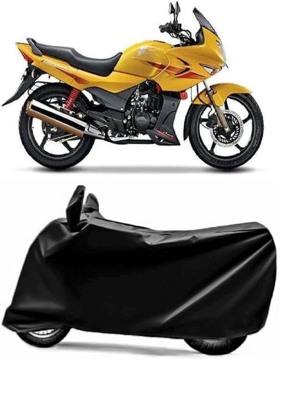 Waterproof Bike Body Cover Compatible with Hero Karizma Dust Proof Cover Protects from Rain and Sunlight Uv Proof | Black-image-13