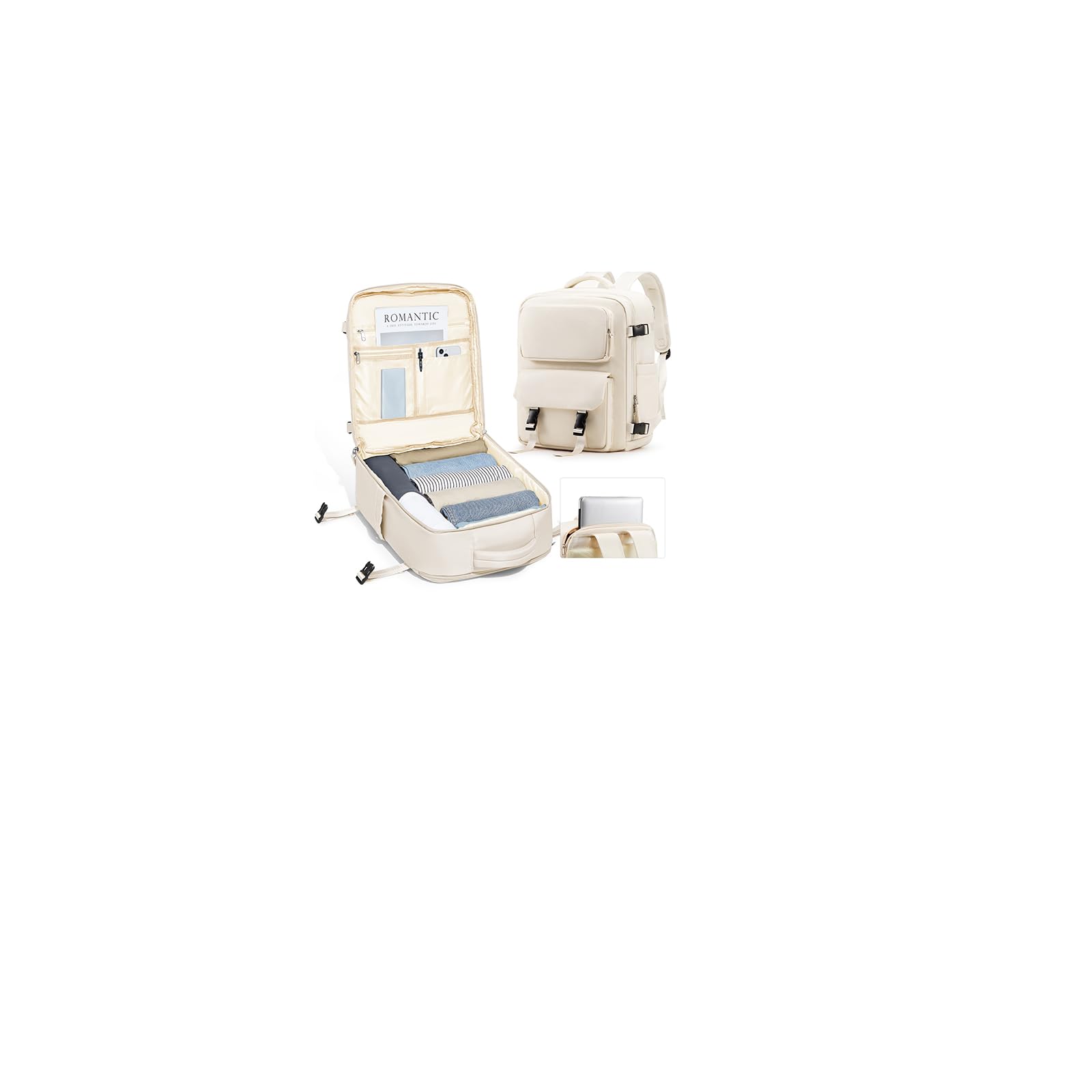 SZLX Zaino da viaggio grande da donna da viaggio zaino da escursionismo sportivo da esterno impermeabile zaino da scuola casual laptop da 14 pollici con porta di ricarica USB scomparto per scarpe