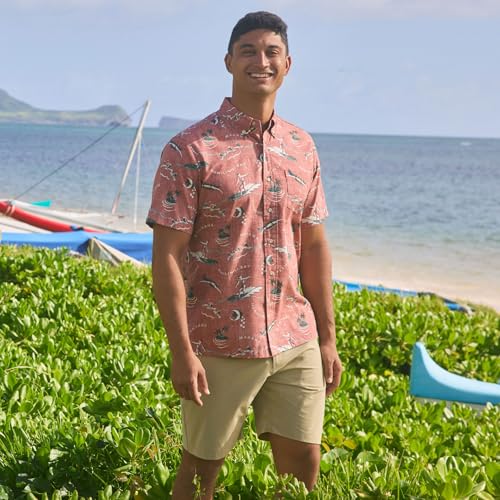 Reyn Spooner Men's Authentic Hawaiian Aloha Shirt - Button Front3
