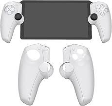 GIOPUEY Cover Compatibile con Playstation Portal Remote Player Maniglia, Materiale siliconico - White