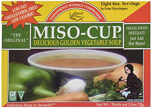 Edward & Sons Original Golden Miso Cup Instant Soup, 2.5 oz