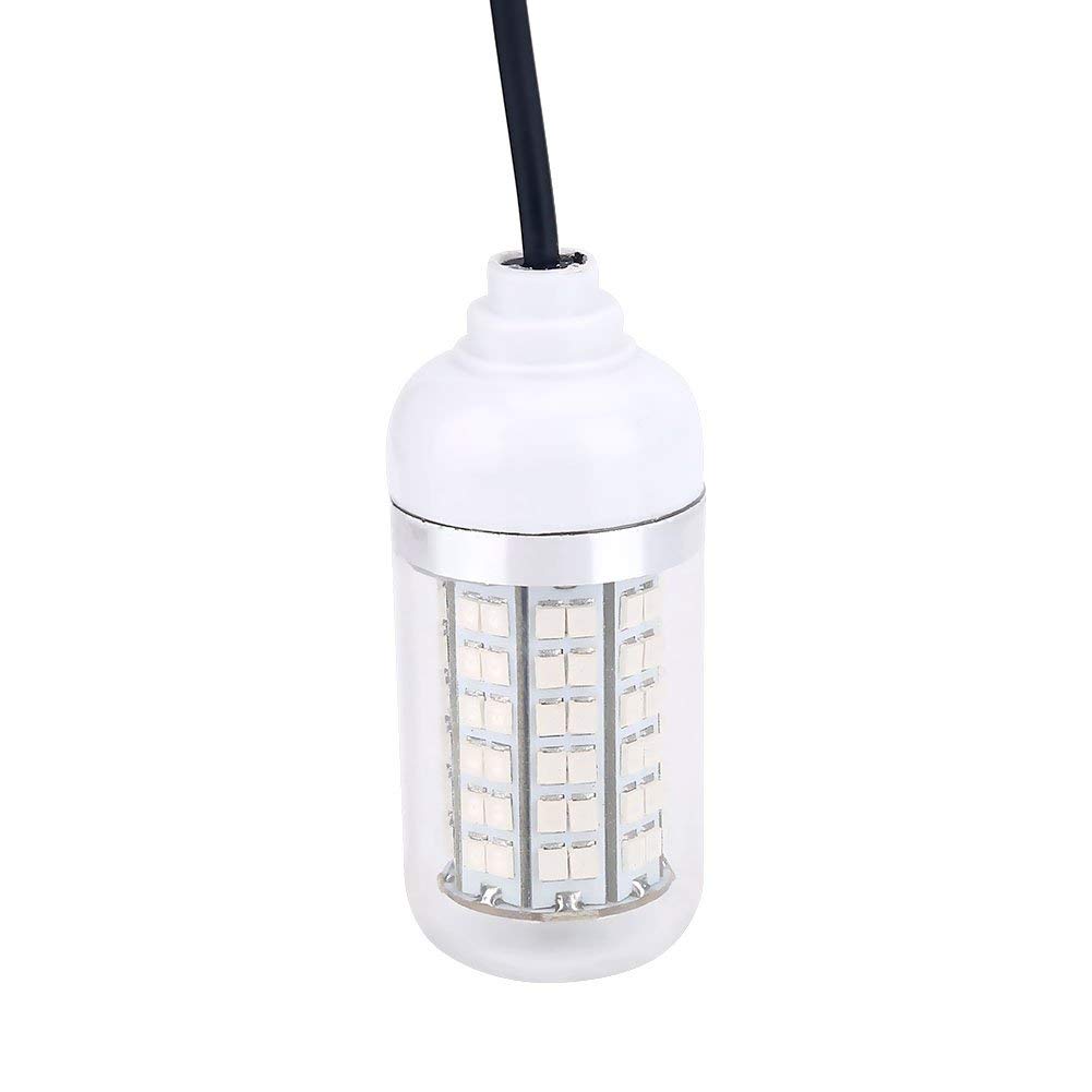 Keenso Blue Underwater Fishing Light, Waterproof Led Submersible Light, 12V Durable Light For Nighttime Fishing, Boating, Diving, Outdoor Activities