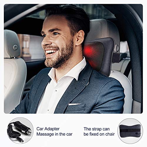 Mocuishle Back Massager With Heat, Shiatsu Back And Neck Massager, Electric Shoulder Massager, Kneading Massager Back, Relax Back Pain, Neck Pain, Massage Pillow For Back, Neck, Leg #TOP2