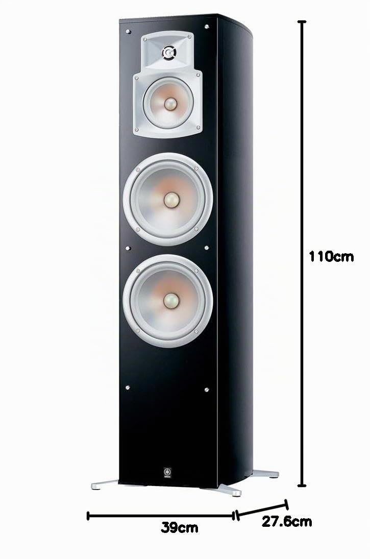 Yamaha NS-777 Haut-Parleur 100 W Noir - Hauts-parleurs (3-Voies, avec Fil, 100 W, 30-35000 Hz, 6 Ohm, Noir)