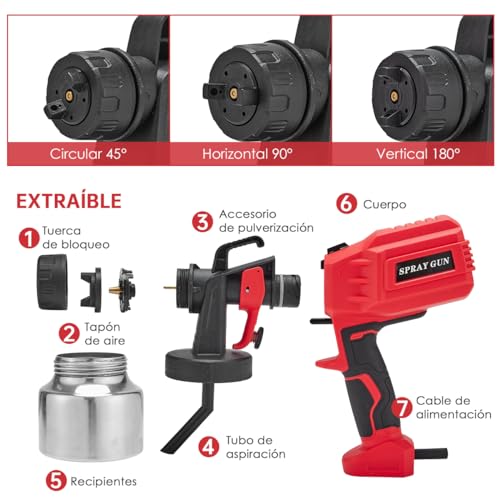 Reviews y listado de Pistola para pintar Top diez. 4 Imagen adicional