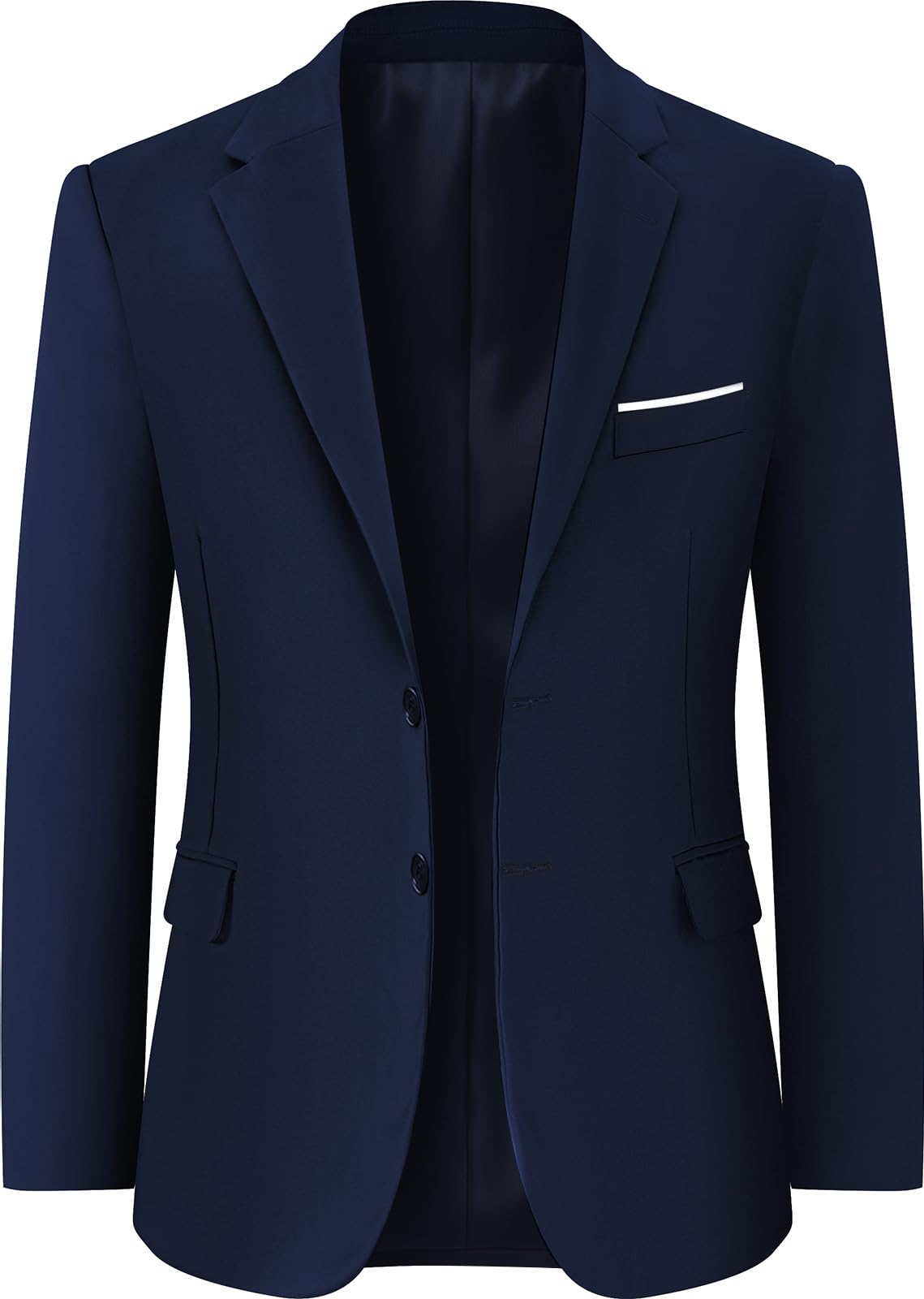 mintgreen Blazers Homme 2 Boutons, Coupe Ajustée Simple Boutonnage Veste de Costume Unie Formelle pour Mariage