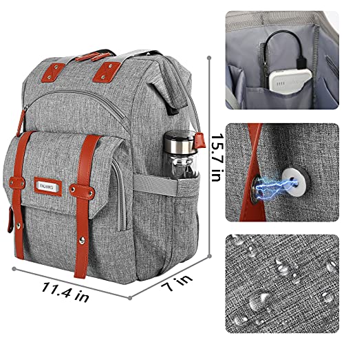 Laptop Backpack For Women, 15.6 Inch Computer Backpack Doctor Teacher Work Purse Bookbag, Wide Top Open College Water Resistant Travel Casual Shoulder Bag With Usb Charging Port Rfid Anti Theft #TOP4