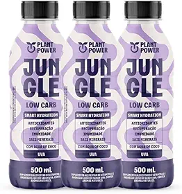 Kit 3X: Bebida Isotônica Low Carb Uva Jungle 500ml