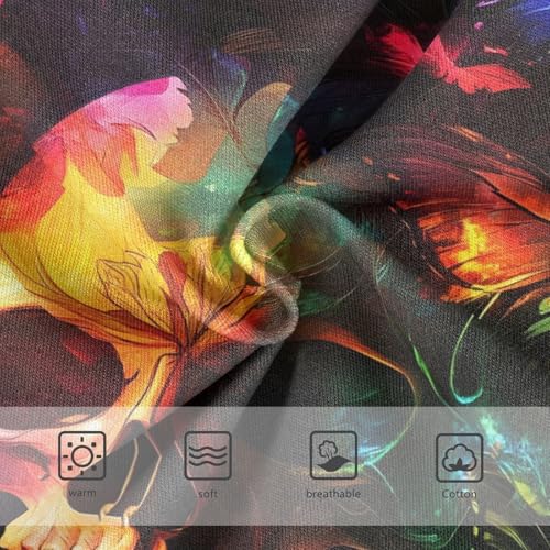 Gothic Skull Neon Butterfly Flower Toddler Girls's Underwear 2T 202b90832