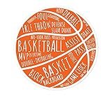 Photo Gallery cute wordy basketball court game graphic tee shirt vocabolario ricreativo 5.5 ″ × 5.5″, bianco Photo Gallery cute wordy basketball court game graphic tee shirt vocabolario ricreativo 5.5 ″ × 5.5″, bianco