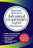 Merriam-Webster's Advanced Learner's English Dictionary