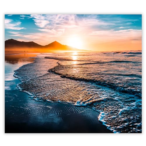 SMTDeco Protection plaque de cuisson, vitrocéramique, verre trempé, pour cuisinières électrique, à induction,planche à découper 60x52 cm une pièce...