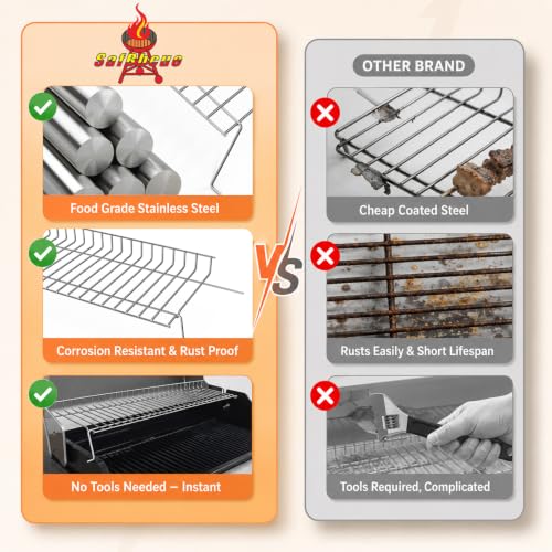 Image of Grill Warming Rack for Charbroil Performance 4-Burner 463377319 Gas Grill