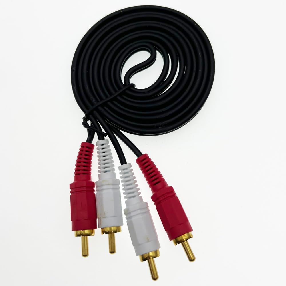 RCA ケーブル 2M オーディオケーブル ステレオ 音声ケーブル 2RCA Amazon | RAWAUX RCAケーブル、2RCAオス to オス ステレオオーディオ