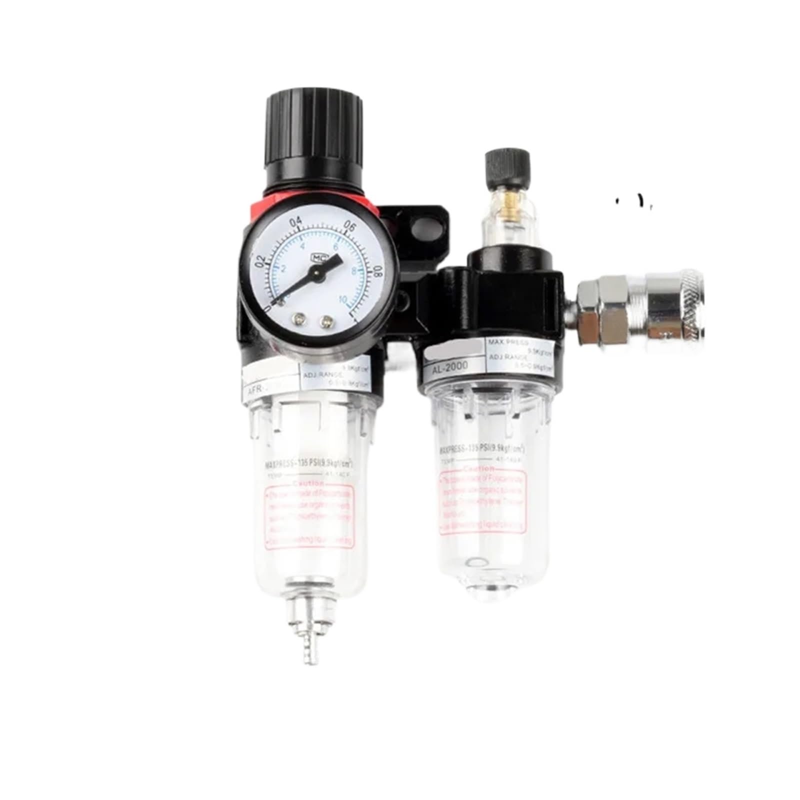 Filtro regulador de aire para evitar agua y aceite en tus herramientas FRL G1/4