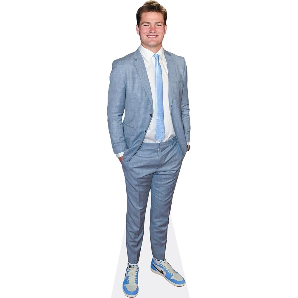 Celebrity Cutouts Mini Size Cutout Drake Maye (Suit)