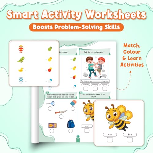 Image of 555 Adventure Activity Book for Kids, Theme Based Activity with Puzzles, Mazes, Scribbles & Brain Games, Includes 500+ Free Worksheets & Parenting Tips