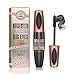 Produktbild 4D Silk Fiber Wimperntusche, Extra Lange Verlängerung & Volumen Lashes Mascara, Schwarz Wasserfest Wimper Mascara Langlebig Not Blooming für Makeup