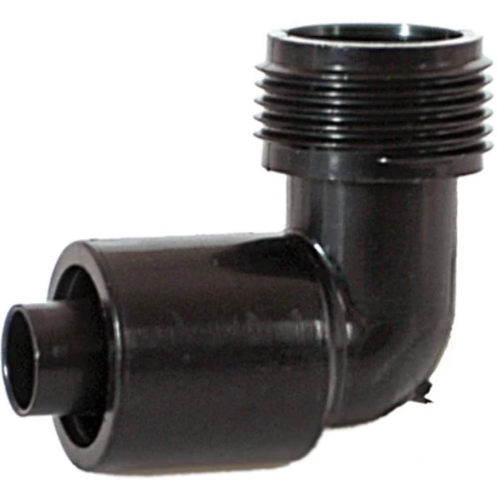 Codo para tubo antitorsión 1/2" x 16 mm para instalaciones de riego