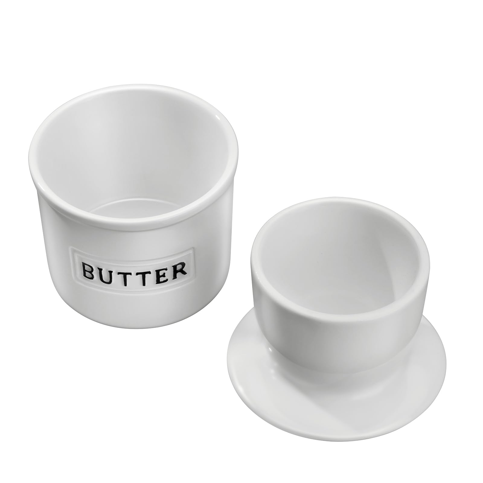 JSHKY French Butter Crock with Spreader, The Original Porcelain Butter Dish for Counter Gift for Mother’s Day, Thanksgiving - Image 3