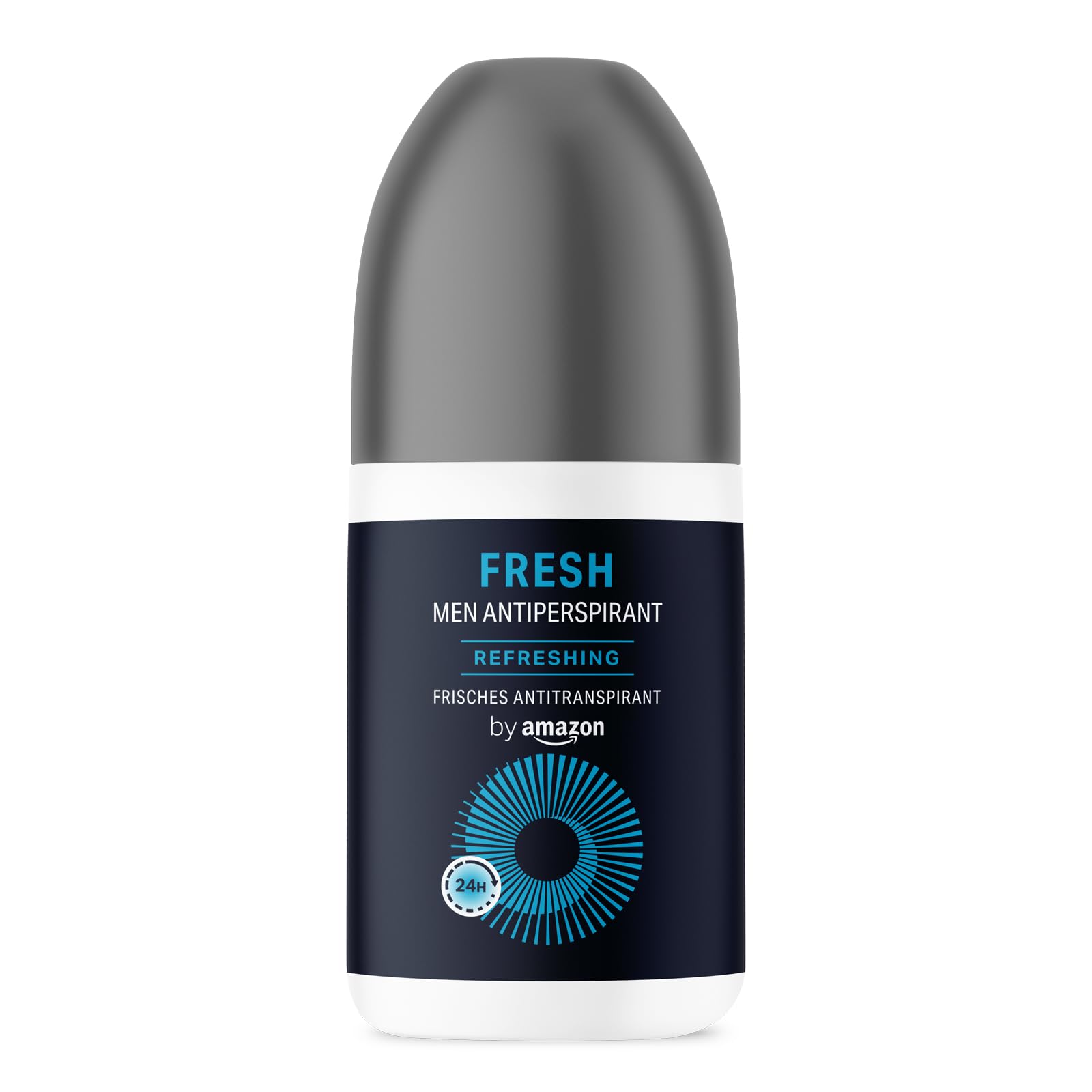 by Amazon - Antitranspirante de bola fresco para hombre, 1 x 75 ml