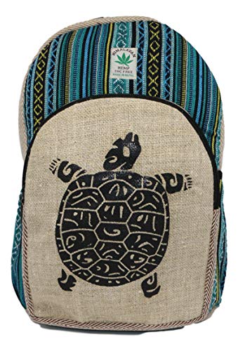 HIMALAYAN Mochila de Fibra de cáñamo de de día de para la Escuela  Viajes  Ocio  Exterior