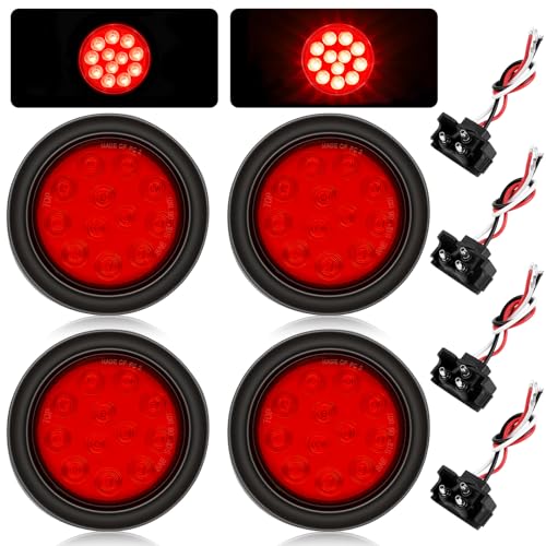 Ronybuy 4 inch Round Led Trailer Lights