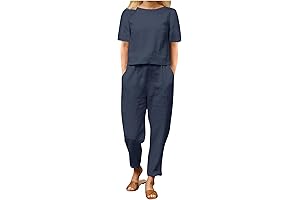 Summer Linen Women's Casual Matching Set: Enhancing Your Prime Day Style