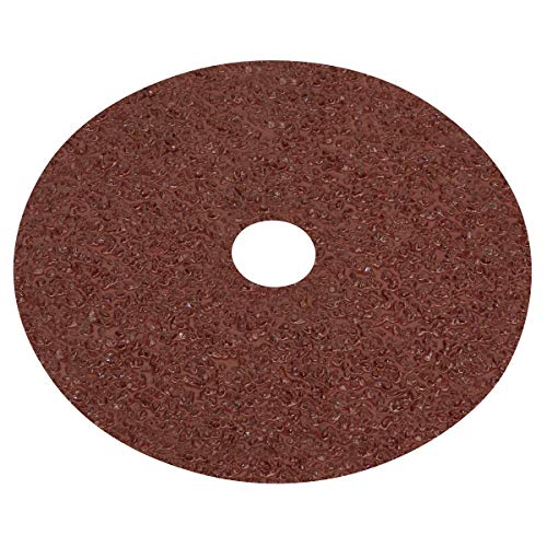 Sealey WSD416 Ø100mm Fibre Backed Disc 16Grit - Pack of 25
