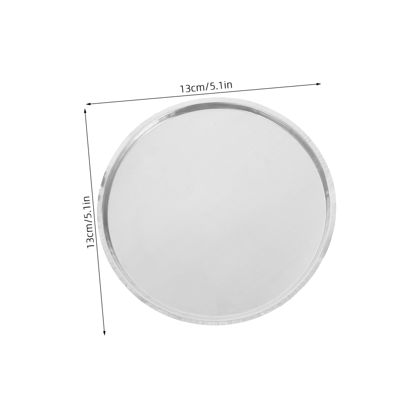 Cabilock 10pcs Small Weighing Trays Aluminum Weighing Plates 50ml Mini Scale Trays Powder Weighing Tray for Detailed Precise Lab Industrial Weighing Tasks